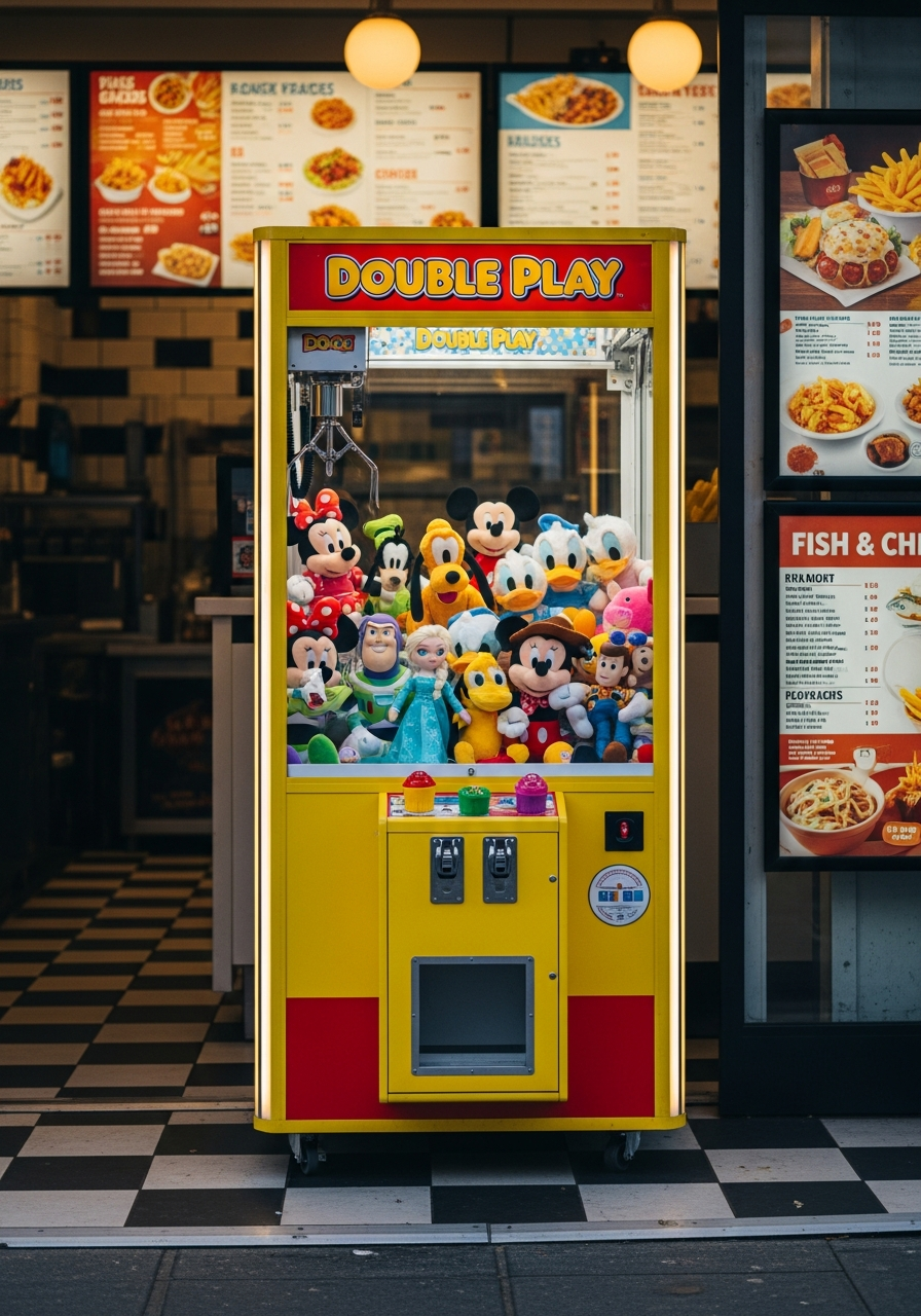 Double Play Claw Machine